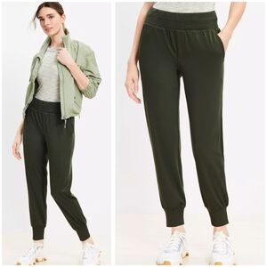 LOFT Lou & Grey Joggers LuvStretch Dark Olive Green Women's Small